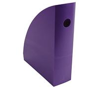 Exacompta - 18220D - Juego de 6 revisteros MAG CUBE - Dimensiones 26,6 x 8,2 x 30,5 cm - Para documentos en formato A4 y A4 maxi - 25 años de garantía - Color Morado Opaco