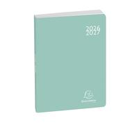 Exacompta 1824083E - Agenda diaria Forum Color Soft Harmony (12 x 17 cm), color verde