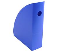 Exacompta - 18279D - Set de 6 Revisteros MAG CUBE - Dimensiones 26,6 x 8,2 x 30,5 cm - Para documentos en formato A4 y A4 maxi - Garantía 25 años - Color Azul Hielo Opaco