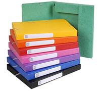 Exacompta 18500H - Pack de 25 carpetas de proyecto con goma, multicolor