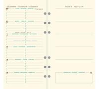 Exacompta 18644E - Recambio para agenda Exatime 17 Pocket (año 2018, 17 x 9.2 x 1 cm, texto en francés con notas)