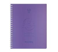 Exacompta 192477e semanal Sad 19 W Linicolor Agenda espiral con exteriores blanco septiembre 2018 A diciembre de 2019 14 x 18 cm) color morado