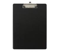 Exacompta 19291E - Porta-bloc de cartón Balacron con bolsillo de plástico y pinza con sitema de fijación mural Tamaño 23 cm x 32 cm para documentos tamaño A4 color negro.