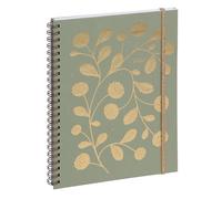 Exacompta 2008053E Horizonte 20S - Agenda de escritorio (15 x 21 cm, semanal, enero a diciembre de 2026, color verde