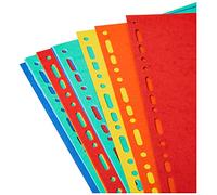 Separador archivo Exacompta din a4+ multitaladro con 12 separadores cartulina color surtidos