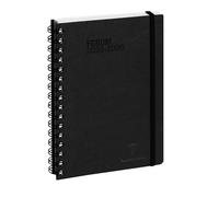 Exacompta - 214281E - Agenda diaria Forum Office Age Bag - 15 x 21 cm - Agosto 2023 a julio de 2024 - Color negro