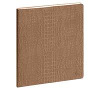 Exacompta 2207657E Horizonte 22 Baby Croco - Agenda de escritorio (22,5 x 18,5 cm), color avellana
