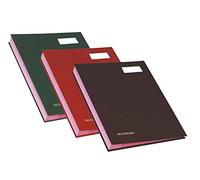 Exacompta 22120e Parapheur de dirección en tapa plástica/dos fuelles toilés de 12 compartimentos, 24 x 32 cm), multicolor
