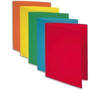 Exacompta 235003E - Lote de 50 Subcarpetas Super 250 Impresas y con 3 Solapas, Color Rosa