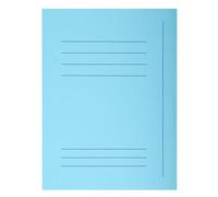 Exacompta 235006E - Lote de 50 Subcarpetas Super 250 Impresas y con 3 Solapas, Color Azul Claro