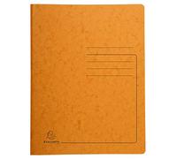 Exacompta 240224E - Carpeta archivadora con resorte para documentos perforados (355 g/m2), color naranja