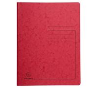 Exacompta 240225E - Carpeta archivadora con resorte para documentos perforados (355 g/m2), color rojo