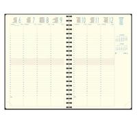 Exacompta 24868E Eurotime 24S - Recarga agenda de escritorio en espiral, 16 x 24 cm, semana de enero a diciembre de 2024