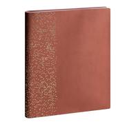 Exacompta 2710199E - Agenda semanal de oficina Easytime 27S espiral Amelie 21 x 27 cm, enero a diciembre de 2024, color terracota