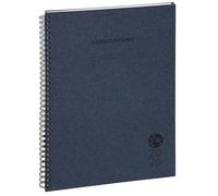 Exacompta 296422E - Agenda semanal (espiral, 21 x 29,7 cm, enero a diciembre de 2021), color azul