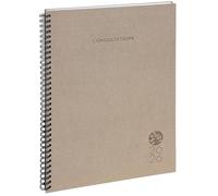 Exacompta 296426E - Agenda de oficina consultas 29S espiral Forever reciclado 29,7 x 21 cm semana enero a diciembre 2026 - Lino