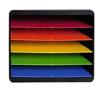 Exacompta 315714D - Clasificador individual para documentos A4 + - 270x355x271 mm - HORIZON - Negro/multicolor