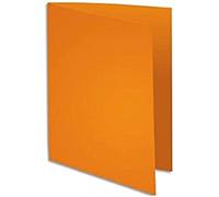 Exacompta 330007E - Lote de 100 Subcarpetas Super 250, Color Naranja