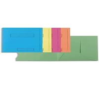 Exacompta 335000E - Lote de 50 Subcarpetas Super 250 Impresas y con 2 Solapas, Colores Surtidos