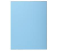 Exacompta 339006E - Lote de 50 Subcarpetas Super 250 con Solapa, Color Azul Claro