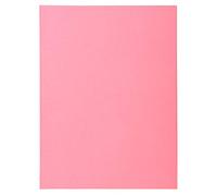 Exacompta - 340003E - Paquete de 100 subcarpetas semirrígidas SUPER 160 g/m2 en colores pastel - subcarpetas certificadas PEFC™ - dimensiones 24 x 32 cm para formato A4 - color rosa