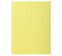 Exacompta Clasificador Cartón Din A4 Amarillo 160g/m2 con Solapa Interior