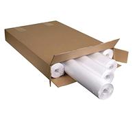 Exacompta - 36651E - Pack de 5 recambios de papel para rotafolios - papel offset blanco superior 70 g/m2-50 hojas lisas microperforadas - formato 65 x 100 cm - certificado FSC