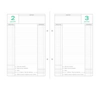 Exacompta 38978SE - Recambio Amovible para Perpetual Caja - Perforado - 16 cm x 24 cm - Idioma: Francés