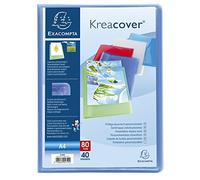 Exacompta 390174 - Carpeta de 40 fundas, transparente