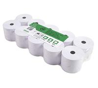 Exacompta 40592E - Rollo de papel para calculadora (10 unidades), color blanco