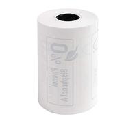 Exacompta 40754E - Lote de 30 rollos de papel térmico (1 capa, ancho: 57 mm, longitud: 24 m, diámetro del núcleo: 12 mm, 55 g/m², parte trasera impresa, para dispositivos de pago con tarjeta (EC Cash)