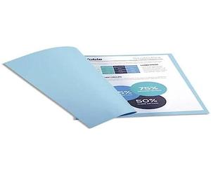 Exacompta 410006E - Lote de 100 Subcarpetas Forever® 250, Color Azul Claro