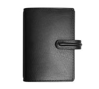 Exacompta 42431E Exatime - Organizador de 14 quilates, 11 x 14,5 cm, semana de septiembre de 2024 a diciembre de 2025-16 meses, color negro