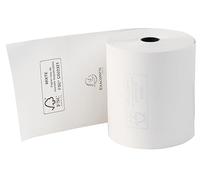 Exacompta - Ref. 43821E - Caja de 48 bobinas para billetes de caja - Ancho 80 mm x Diámetro 70 mm - Mandril 12 mm - 1 pliegue térmico 48 g/m² sin BpA - Metraje (+ o - 2m): 72 m - Blanco