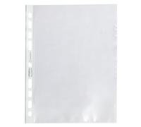 Exacompta 500 fundas perforadas A5 PP rugoso reciclado 6/100 mm cristal