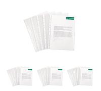 Exacompta 5100E - Bolsa de 100 fundas con multitaladros, A4 (Paquete de 4)