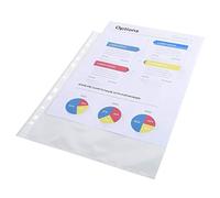 Exacompta 5200E - Lote de fundas portadocumentos (polipropileno, A4), transparente