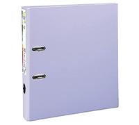 Exacompta - 53107E - 1 Archivador de palanca A4 MAXI Prem'Touch - Lomo 50 mm - Mecánico 55 mm - Dimensiones externas: 32 x 30 x 5 cm - Formato para archivo A4 maxi - Color: Lila