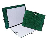 Exacompta 532800E - Carpeta de dibujo annonay con cintas, 52 x 72 cm, verde
