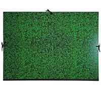 Exacompta - 533000E - 1 tablero de dibujo Annonay - con cintas de tela - lona trasera y esquinas - dimensiones 61 x 76 cm - formato para archivar Jesús (500 x 750 mm) - color verde