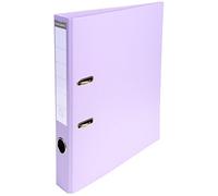 Exacompta - 53507E - 1 archivador de palanca A4 Prem'Touch - Lomo 50 mm - Mecánico 55 mm - Dimensiones externas: 32 x 29 x 5 cm - Formato para archivo A4 - Color: Lila