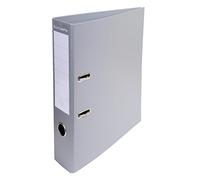 Exacompta 53740E segregator PCV Premium Prem’Touch A4 szeroki grzbiet 7 cm Certyfikat FSC segregator na dokumenty segregator biurowy segregator szczelinowy kolor szary
