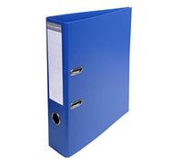 Exacompta - 53752E - Caja de 10 archivadores de palanca Prem'Touch A4 - Lomo 70 mm - Mecánico 75 mm - Dimensiones externas: 32 x 29 x 7 cm - Formato para archivo A4 - Color: Azul oscuro