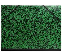 Exacompta Carpeta de Dibujo Annonay 541100E – Cierre con gomas 26x33 cm A4 MAXI Verde