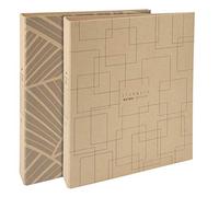 Exacompta - 54947E - Caja de 10 tapas Eterneco con tapa rígida - 2 anillas redondas de 30 mm de diámetro - lomo de 40 mm - dimensiones externas 32 x 26 cm - formato de archivo A4-2 visuales surtidos