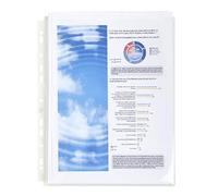 Exacompta 5507E - Bolsa de 10 fundas para planos con multitaladros y fuelle, A4