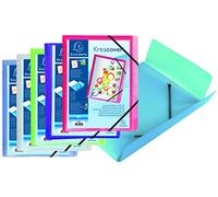 Exacompta 55380E - Clasificadora Carpeta Archivadora Documentos, 8 Compartimentos, 3 Solapas