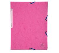 Exacompta 55520E - Carpeta con goma, A4, color rosa