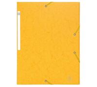 Exacompta 55759E - Pack de 10 carpetas con goma, A4, color amarillo