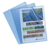 Exacompta 56112E - Bolsa de 10 dossiers, A4, color azul